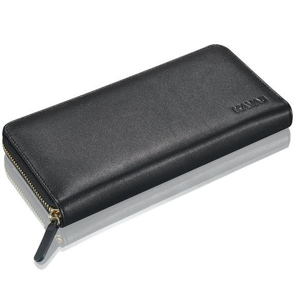 KAVAJ Genuine Leather Women's Wallet RFID Blocking - Picture 1 of 11